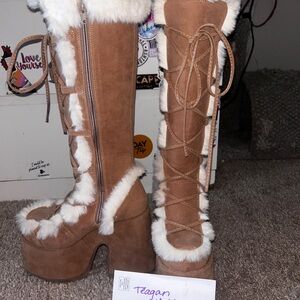 Demonia Camel 311 Tan BRAND NEW NEVER WORN